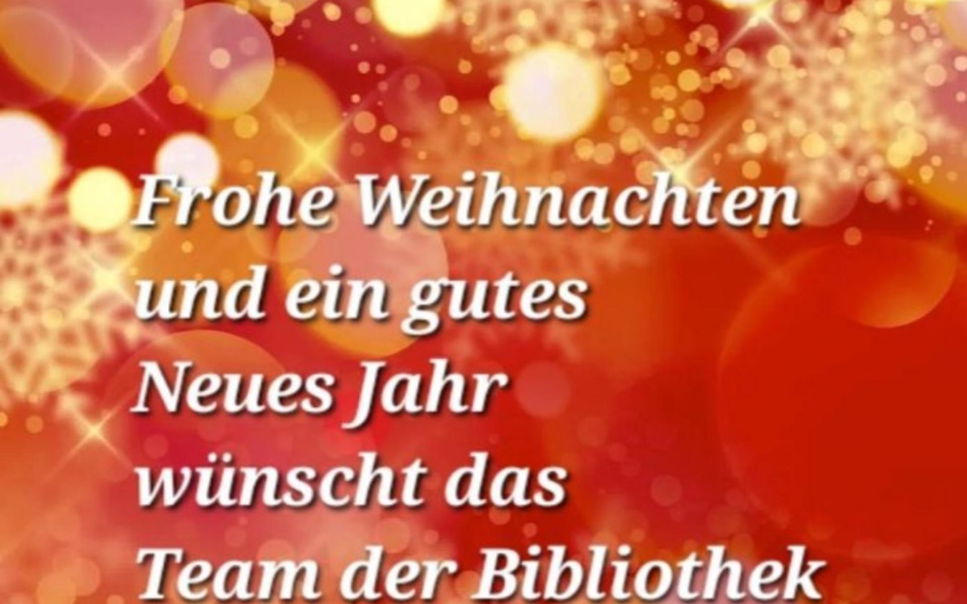 Frohe Weihnachten 